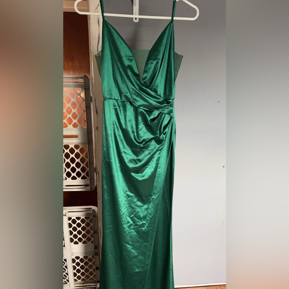 Green formal dress